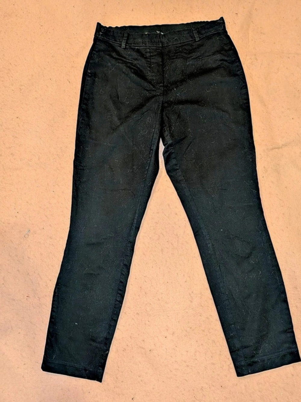 H&M Black Straight-Leg Pants